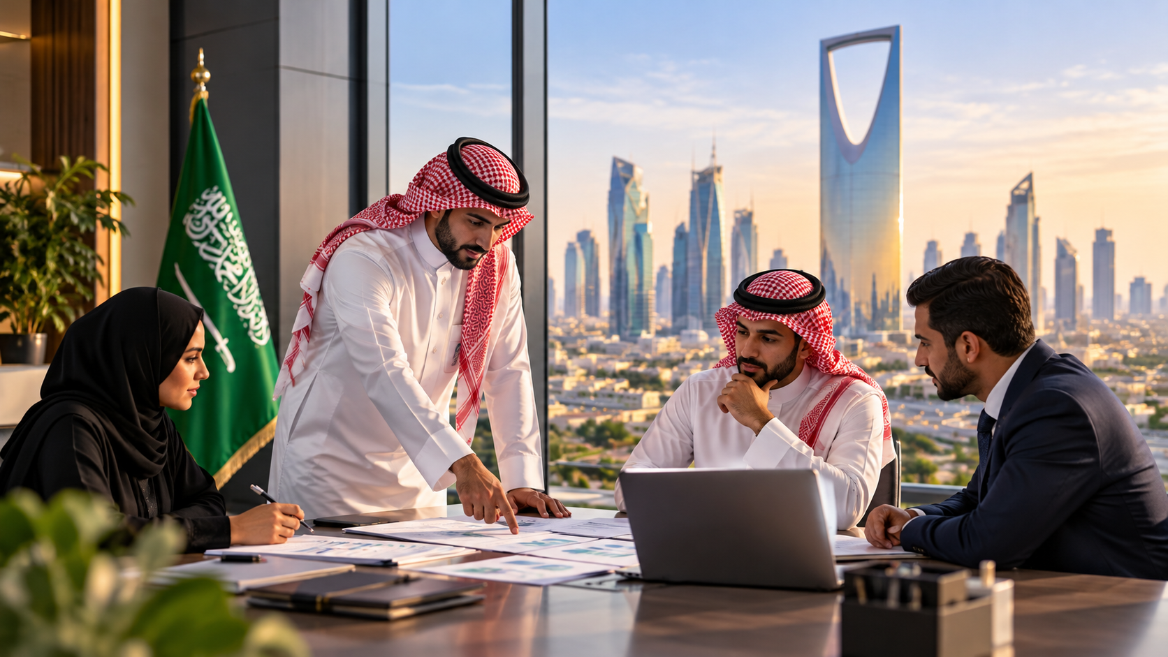 ادارة المنصات الحكومية في السعودية