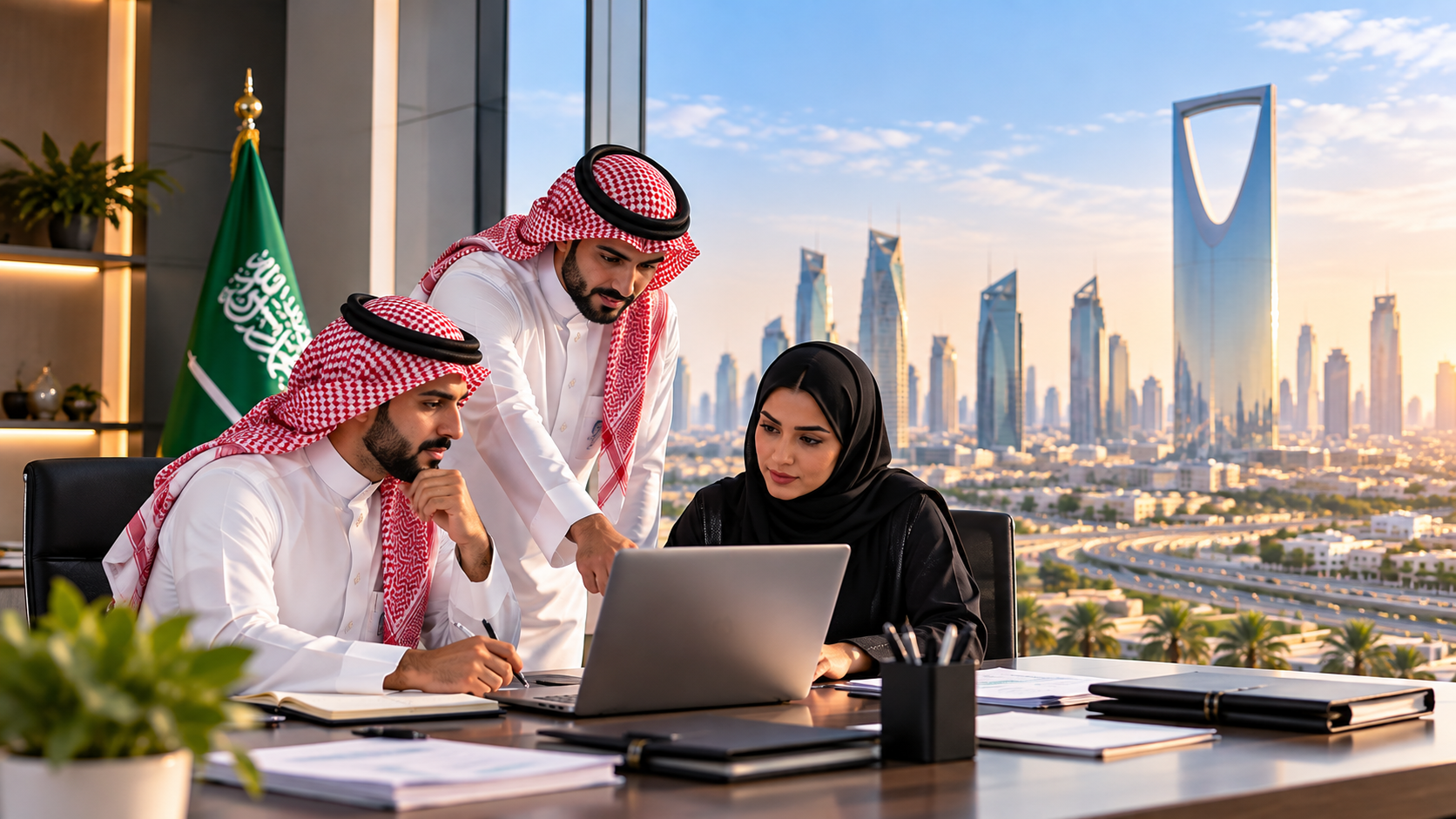 ادارة المنصات الحكومية في السعودية