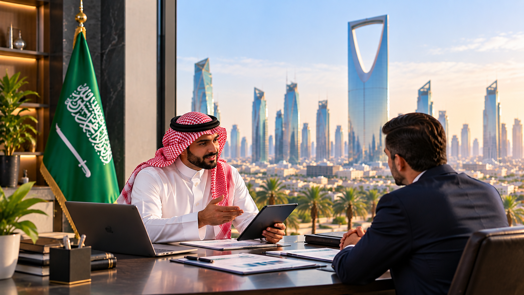 ادارة المنصات الحكومية في السعودية