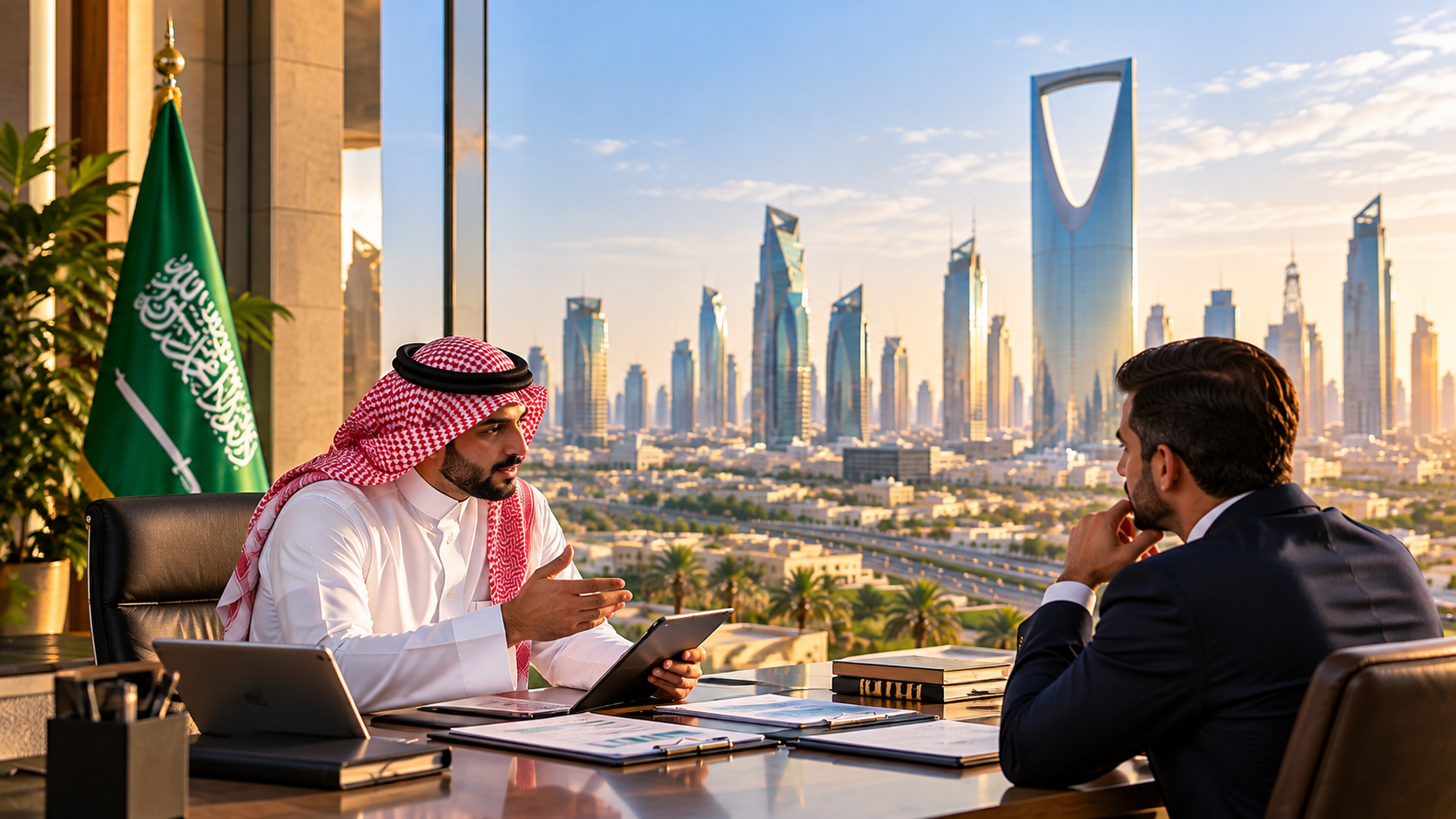 ادارة المنصات الحكومية في السعودية